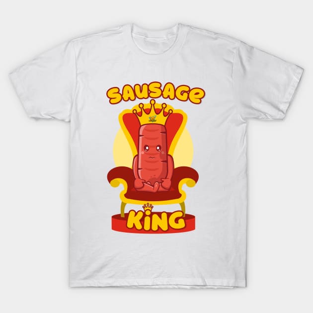 Sausage King T-Shirt by Two guys and a cooler